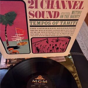 MGM Tempos of Tahiti Vinyl Record